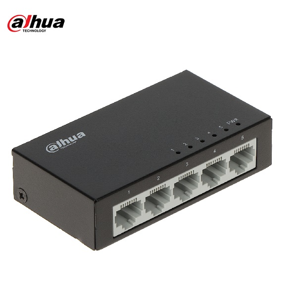 Switch 5 Porte Gigabit 10/100/1000 In Metallo